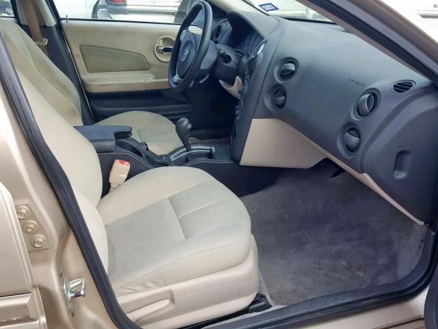 2G2WP522351160732 - 2005 PONTIAC GRAND PRIX GOLD photo 5
