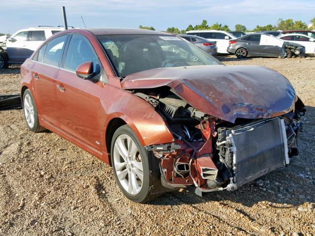 1G1PH5SC0C7204944 - 2012 CHEVROLET CRUZE LTZ MAROON photo 1