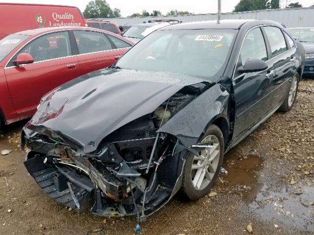 2G1WC5E30D1214457 - 2013 CHEVROLET IMPALA LTZ BLACK photo 2