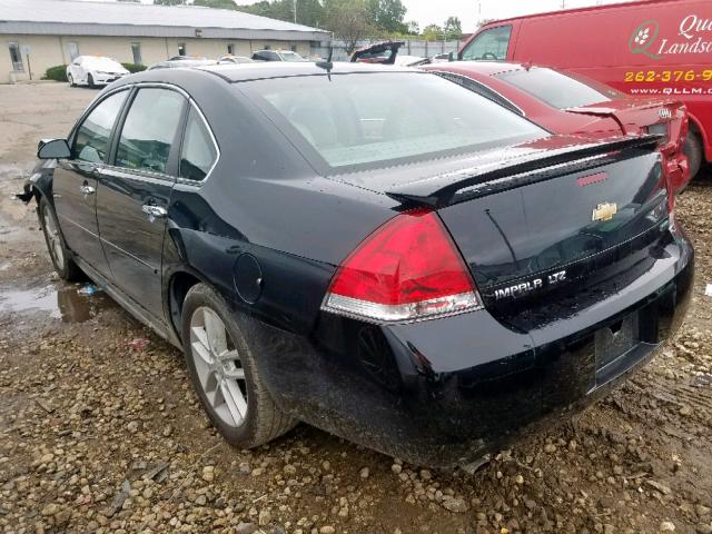 2G1WC5E30D1214457 - 2013 CHEVROLET IMPALA LTZ BLACK photo 3