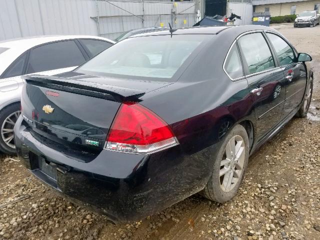 2G1WC5E30D1214457 - 2013 CHEVROLET IMPALA LTZ BLACK photo 4