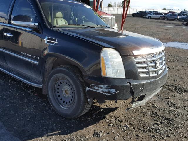 3GYFK62867G262020 - 2007 CADILLAC ESCALADE E BLACK photo 9