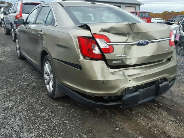 1FAHP2EW7CG115591 - 2012 FORD TAURUS SEL GOLD photo 3