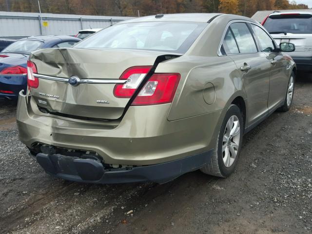 1FAHP2EW7CG115591 - 2012 FORD TAURUS SEL GOLD photo 4