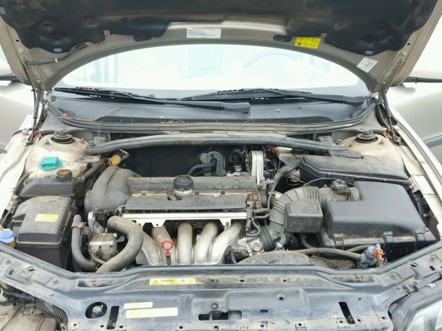 YV1RS61T842359419 - 2004 VOLVO S60 GOLD photo 7