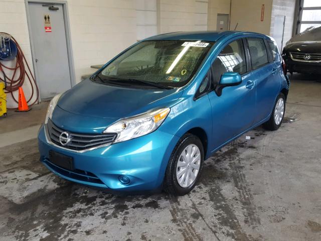 3N1CE2CP4EL402779 - 2014 NISSAN VERSA NOTE BLUE photo 2