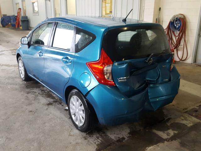 3N1CE2CP4EL402779 - 2014 NISSAN VERSA NOTE BLUE photo 3