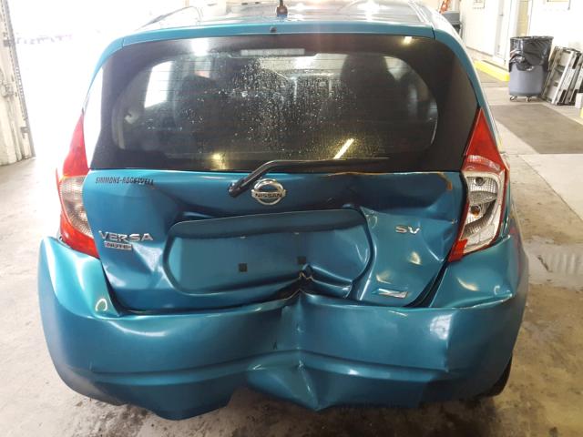 3N1CE2CP4EL402779 - 2014 NISSAN VERSA NOTE BLUE photo 9