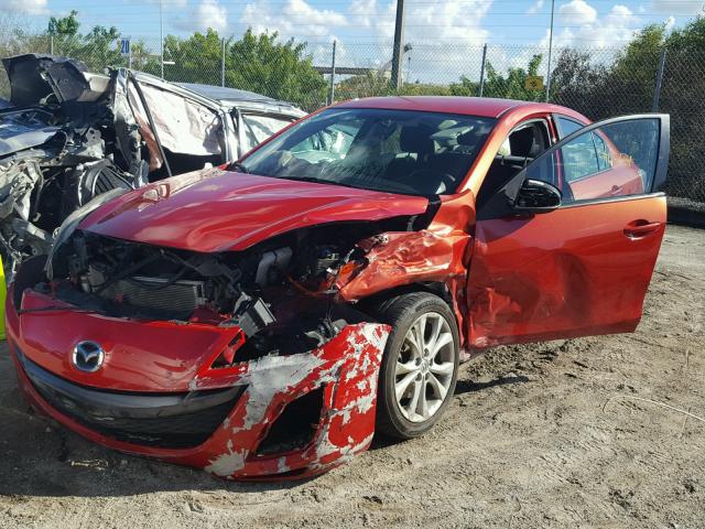 JM1BL1S57A1348002 - 2010 MAZDA 3 S RED photo 2