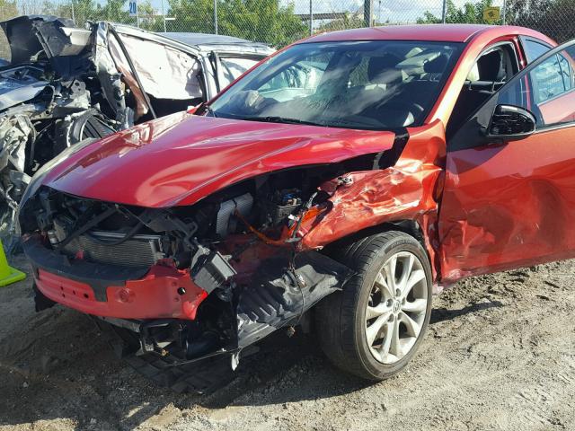 JM1BL1S57A1348002 - 2010 MAZDA 3 S RED photo 9