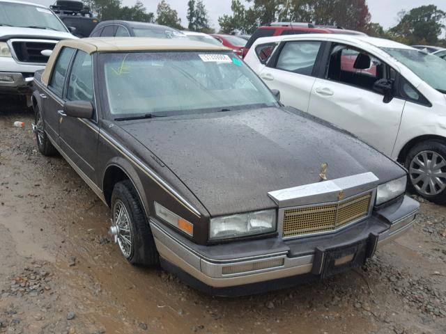 1G6KS5180HU808120 - 1987 CADILLAC SEVILLE BROWN photo 1