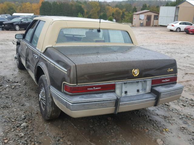 1G6KS5180HU808120 - 1987 CADILLAC SEVILLE BROWN photo 3