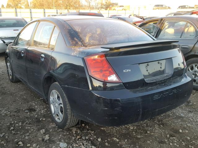 1G8AJ52F45Z106397 - 2005 SATURN ION LEVEL BLACK photo 3