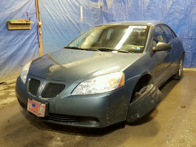 1G2ZF55B764193296 - 2006 PONTIAC G6 SE BLUE photo 2