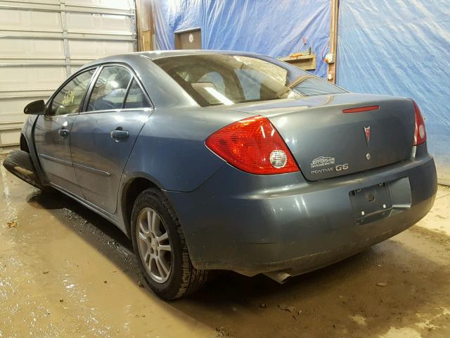 1G2ZF55B764193296 - 2006 PONTIAC G6 SE BLUE photo 3