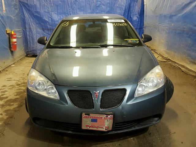 1G2ZF55B764193296 - 2006 PONTIAC G6 SE BLUE photo 9