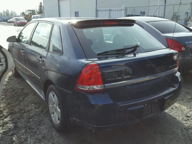 1G1ZT61816F157931 - 2006 CHEVROLET MALIBU MAX შავი ფოტო 3