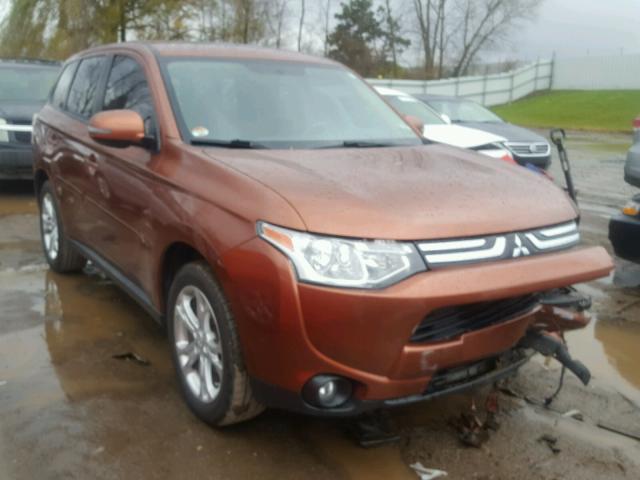 JA4AZ3A37EZ000921 - 2014 MITSUBISHI OUTLANDER RED photo 1