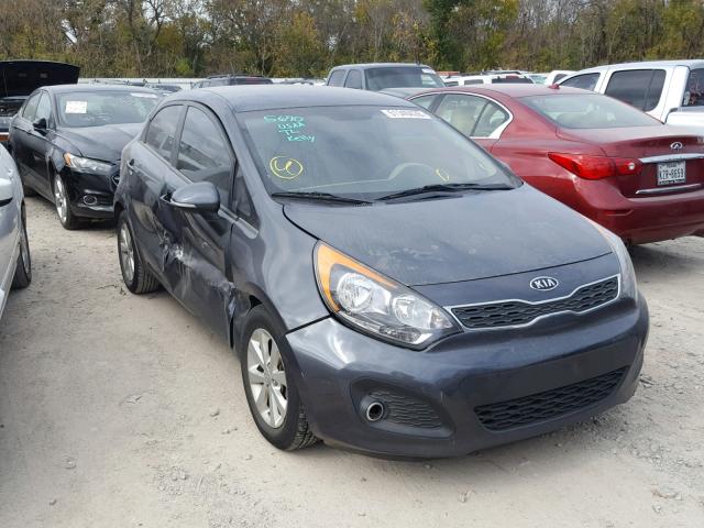 KNADN5A38C6035909 - 2012 KIA RIO EX BLACK photo 1