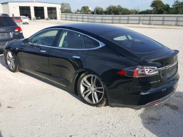 5YJSA1DP4DFP18791 - 2013 TESLA MODEL S BLACK photo 3