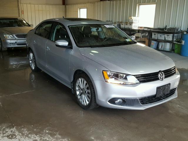 3VWLP7AJ2DM434994 - 2013 VOLKSWAGEN JETTA SEL SILVER photo 1