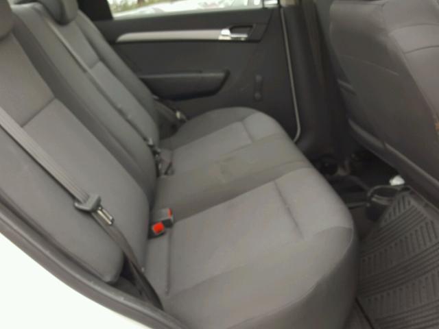 KL1TD5DE1BB166546 - 2011 CHEVROLET AVEO LS WHITE photo 6