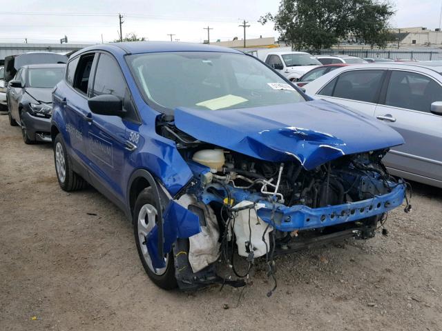 1FMCU0F76HUC24508 - 2017 FORD ESCAPE S BLUE photo 1