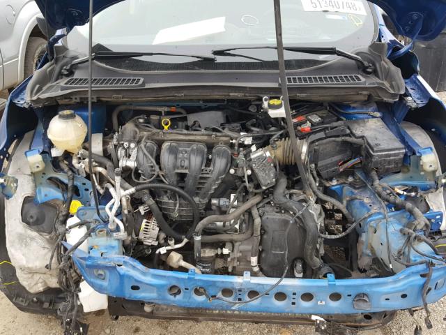 1FMCU0F76HUC24508 - 2017 FORD ESCAPE S BLUE photo 7