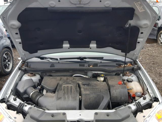 1G1AL55F077309418 - 2007 CHEVROLET COBALT LT SILVER photo 7