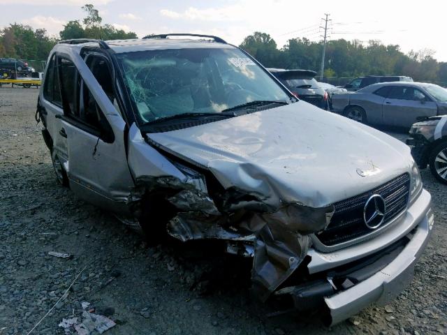 4JGAB54E62A309305 - 2002 MERCEDES-BENZ ML 320 SILVER photo 1