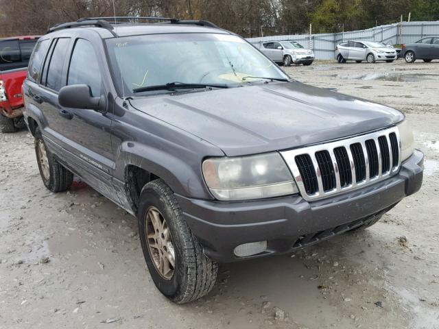 1J4GW48S34C226509 - 2004 JEEP GRAND CHER GRAY photo 1