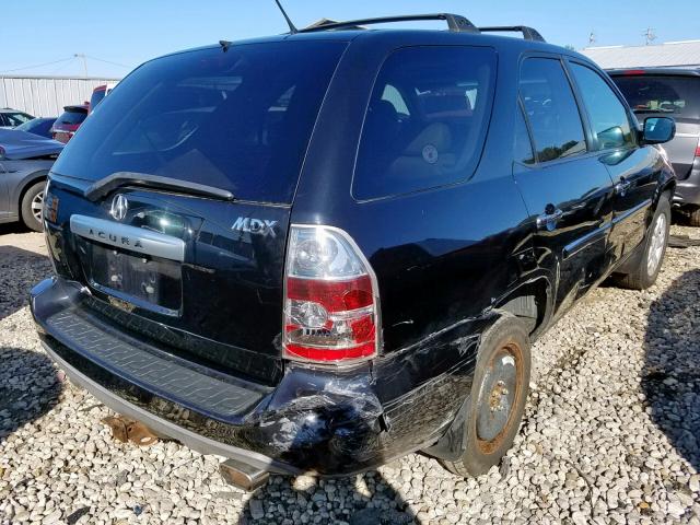 2HNYD186X4H551926 - 2004 ACURA MDX TOURIN BLACK photo 4