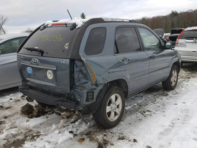 KNDJF724X97582639 - 2009 KIA SPORTAGE L GRAY photo 4