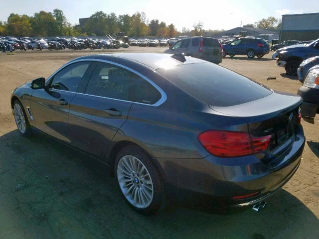 WBA4C9C56FD330809 - 2015 BMW 428 XI GRA GRAY photo 3