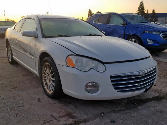 4C3AG52HX3E194384 - 2003 CHRYSLER SEBRING LX WHITE photo 1