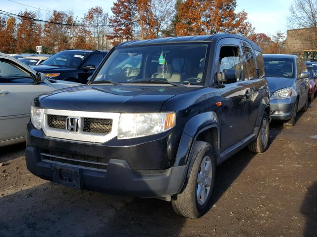 5J6YH28759L004365 - 2009 HONDA ELEMENT EX BLACK photo 2