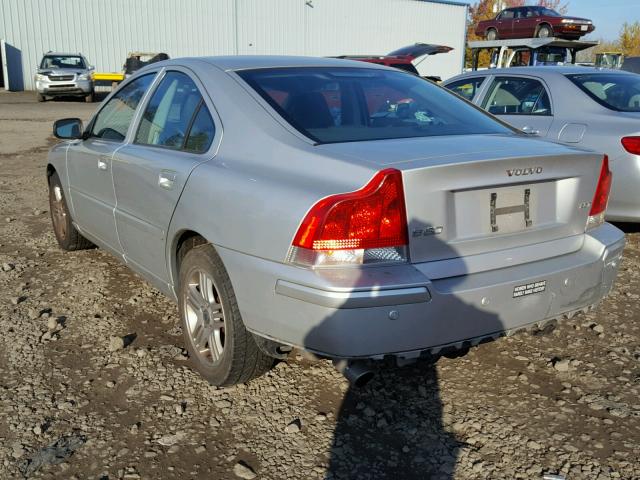 YV1RS592382680103 - 2008 VOLVO S60 2.5T SILVER photo 3