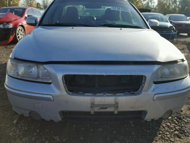YV1RS592382680103 - 2008 VOLVO S60 2.5T SILVER photo 9
