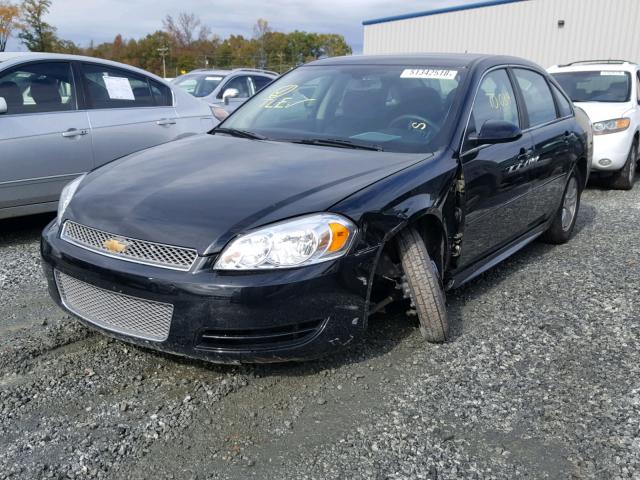 2G1WA5E37G1161234 - 2016 CHEVROLET IMPALA LIM BLACK photo 2