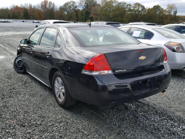 2G1WA5E37G1161234 - 2016 CHEVROLET IMPALA LIM BLACK photo 3