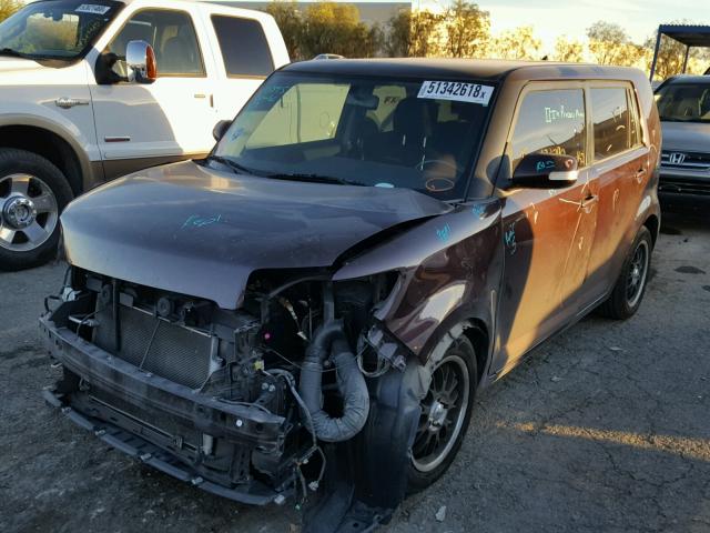 JTLKE50E181003115 - 2008 TOYOTA SCION XB Марун фото 2