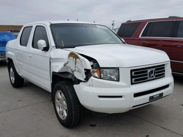 2HJYK16408H540058 - 2008 HONDA RIDGELINE WHITE photo 1