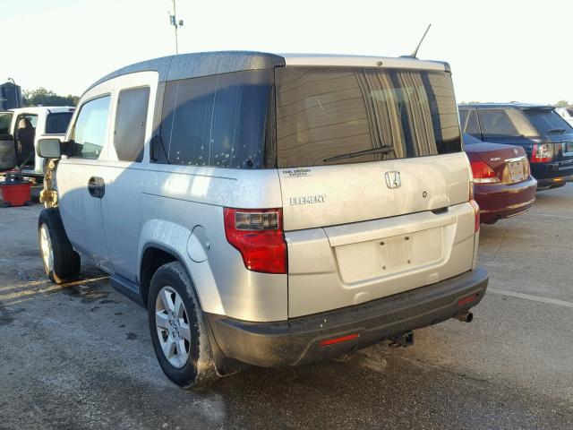 5J6YH1H71AL006158 - 2010 HONDA ELEMENT EX SILVER photo 3