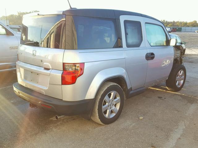 5J6YH1H71AL006158 - 2010 HONDA ELEMENT EX SILVER photo 4