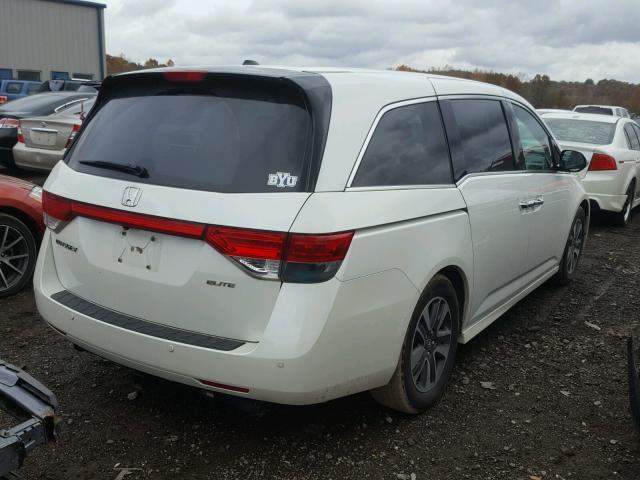 5FNRL5H97EB023413 - 2014 HONDA ODYSSEY TO WHITE photo 4