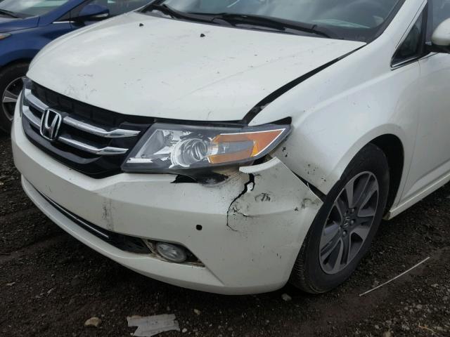 5FNRL5H97EB023413 - 2014 HONDA ODYSSEY TO WHITE photo 9