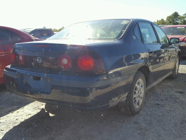 2G1WF55E2Y9264860 - 2000 CHEVROLET IMPALA BLUE photo 4