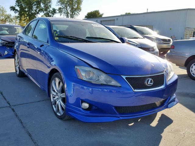 JTHBE5C2XB5027988 - 2011 LEXUS IS 350 BLUE photo 1