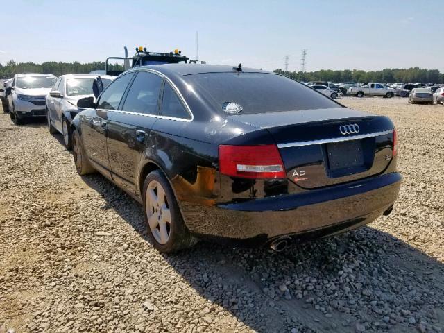 WAUDH74F88N013012 - 2008 AUDI A6 3.2 QUA BLACK photo 3