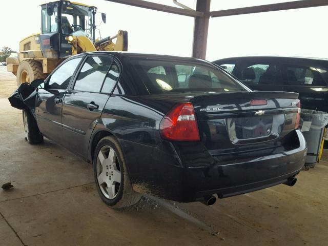 1G1ZW53186F186151 - 2006 CHEVROLET MALIBU SS შავი ფოტო 3